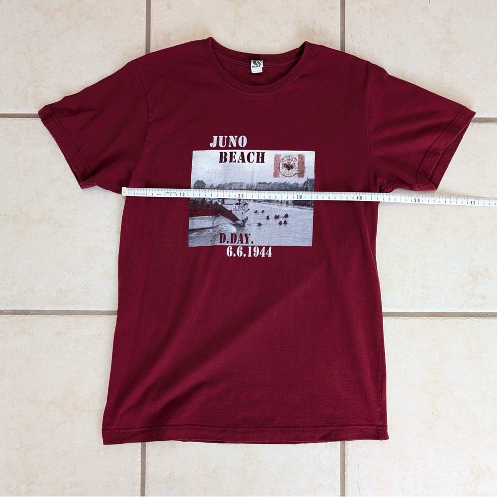 100% Cotton Size L Juno Beach D-Day WW2 Men’s T-Shirt - Picture 4 of 12